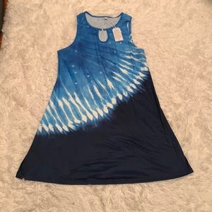 Derandy Tie dye dress NWT size L